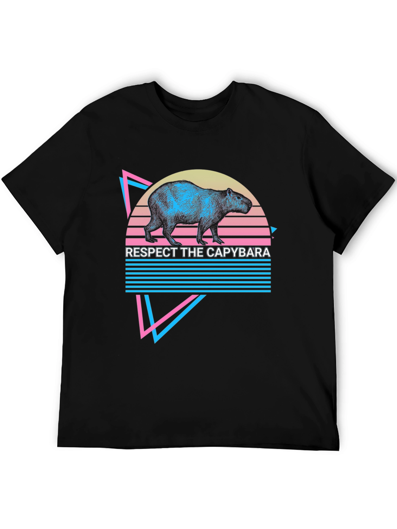 Respect The Capybara Graphic Tee