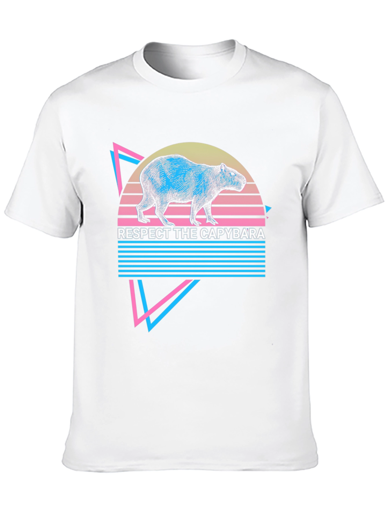 Respect The Capybara Graphic Tee