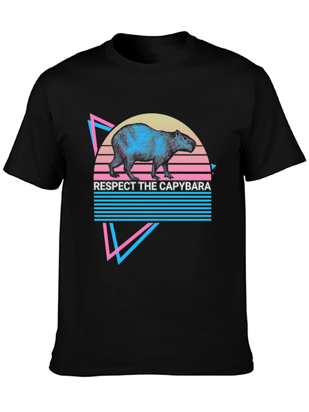 Respect The Capybara Graphic Tee