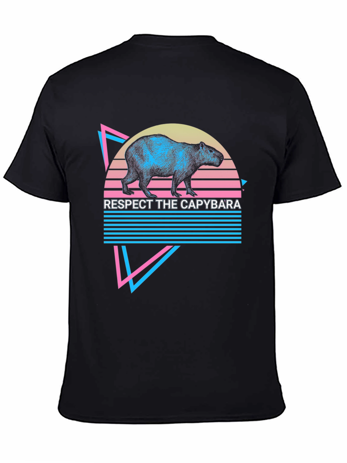 Respect The Capybara Graphic Tee