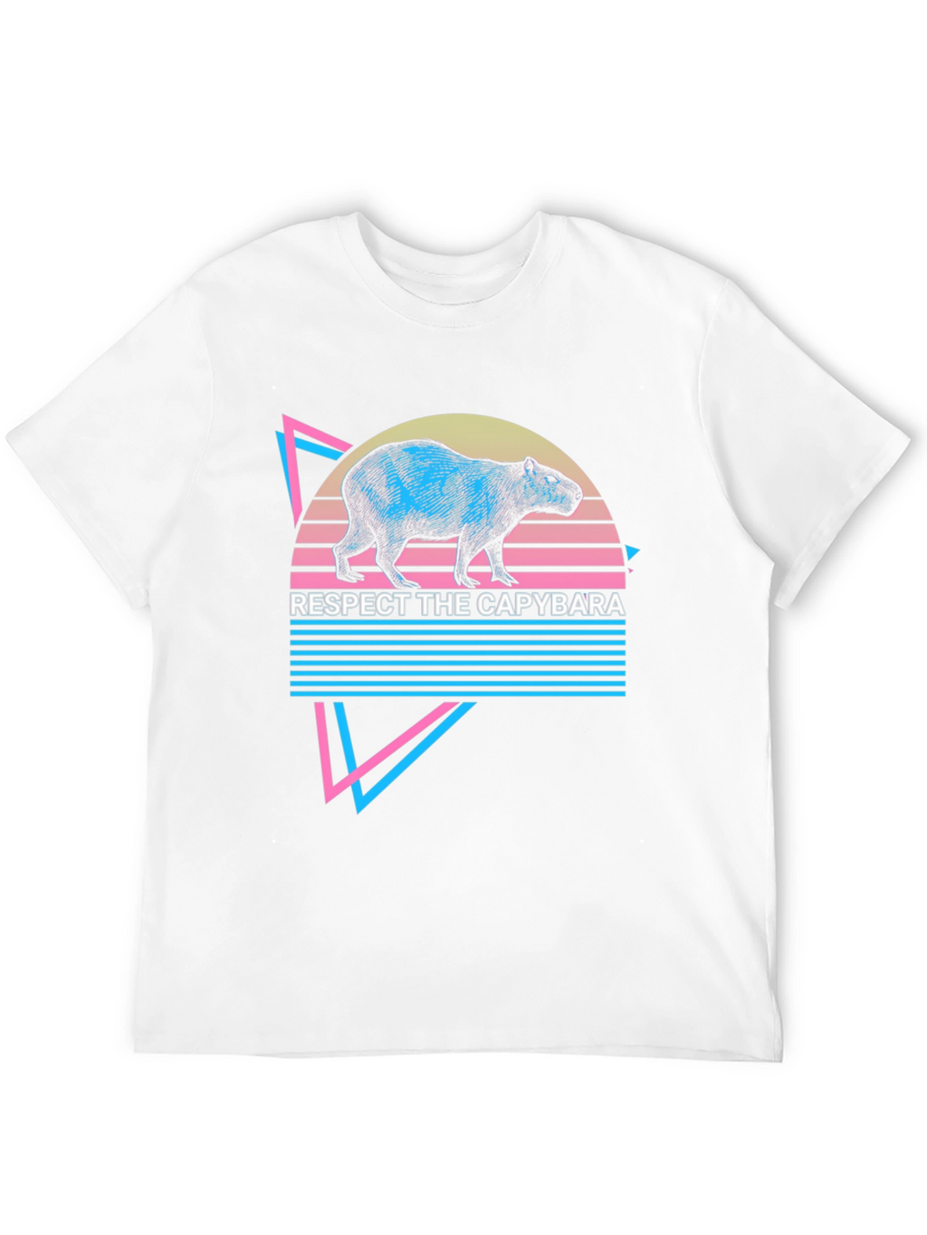 Respect The Capybara Graphic Tee