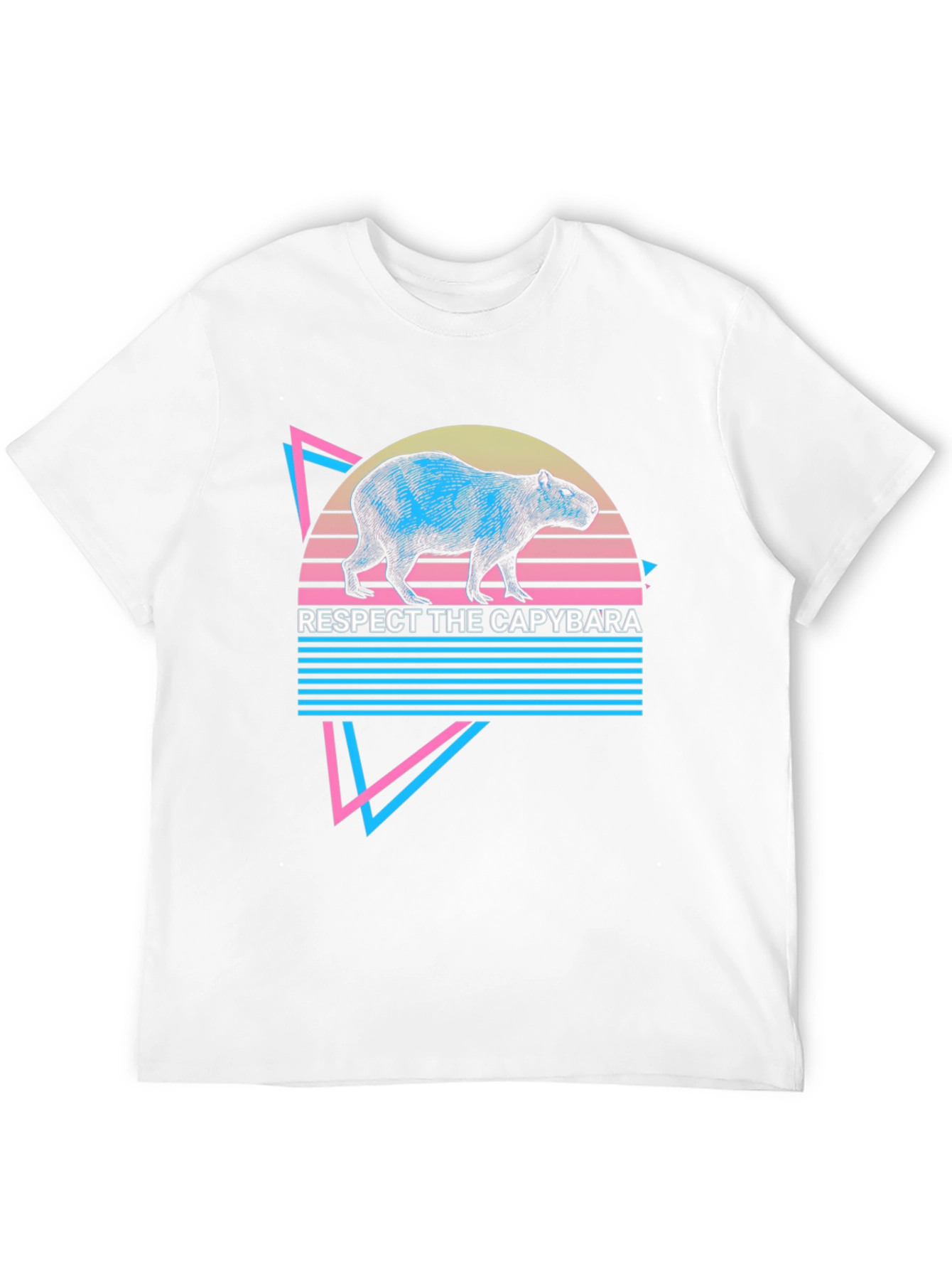 Respect The Capybara Graphic Tee