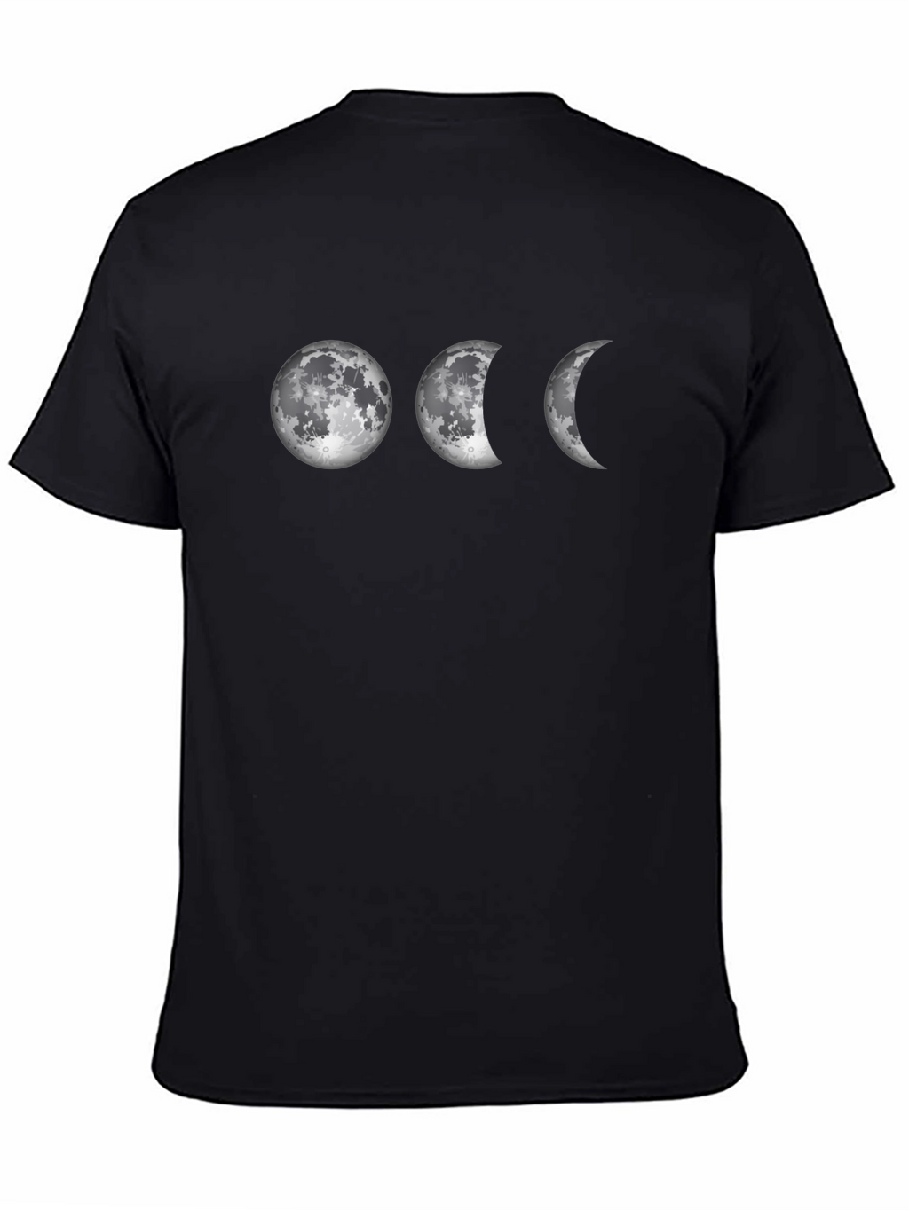 Moon Phases Black T-Shirt