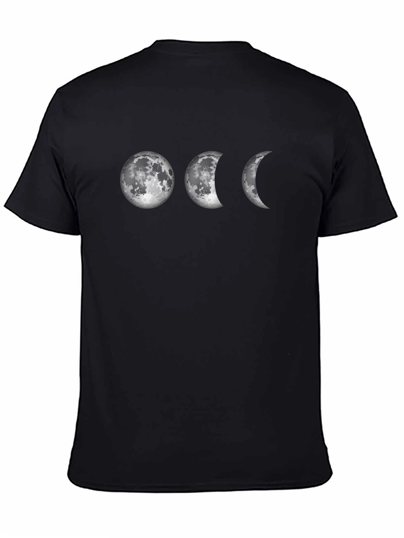 Moon Phases Black T-Shirt