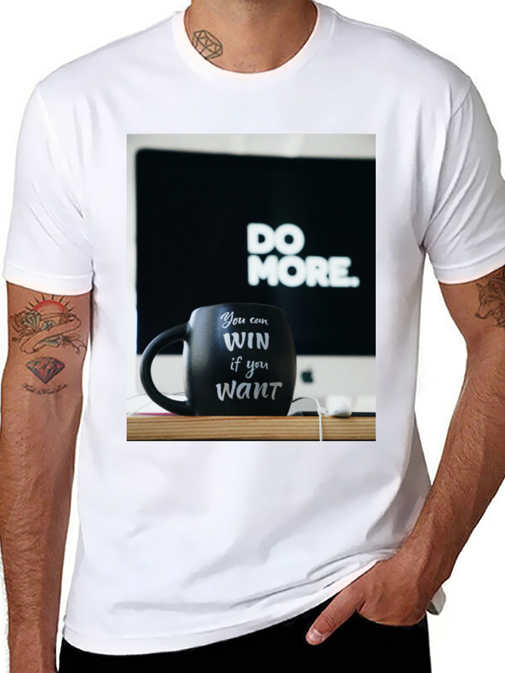 Motivational Mug T-Shirt - You Can Win!