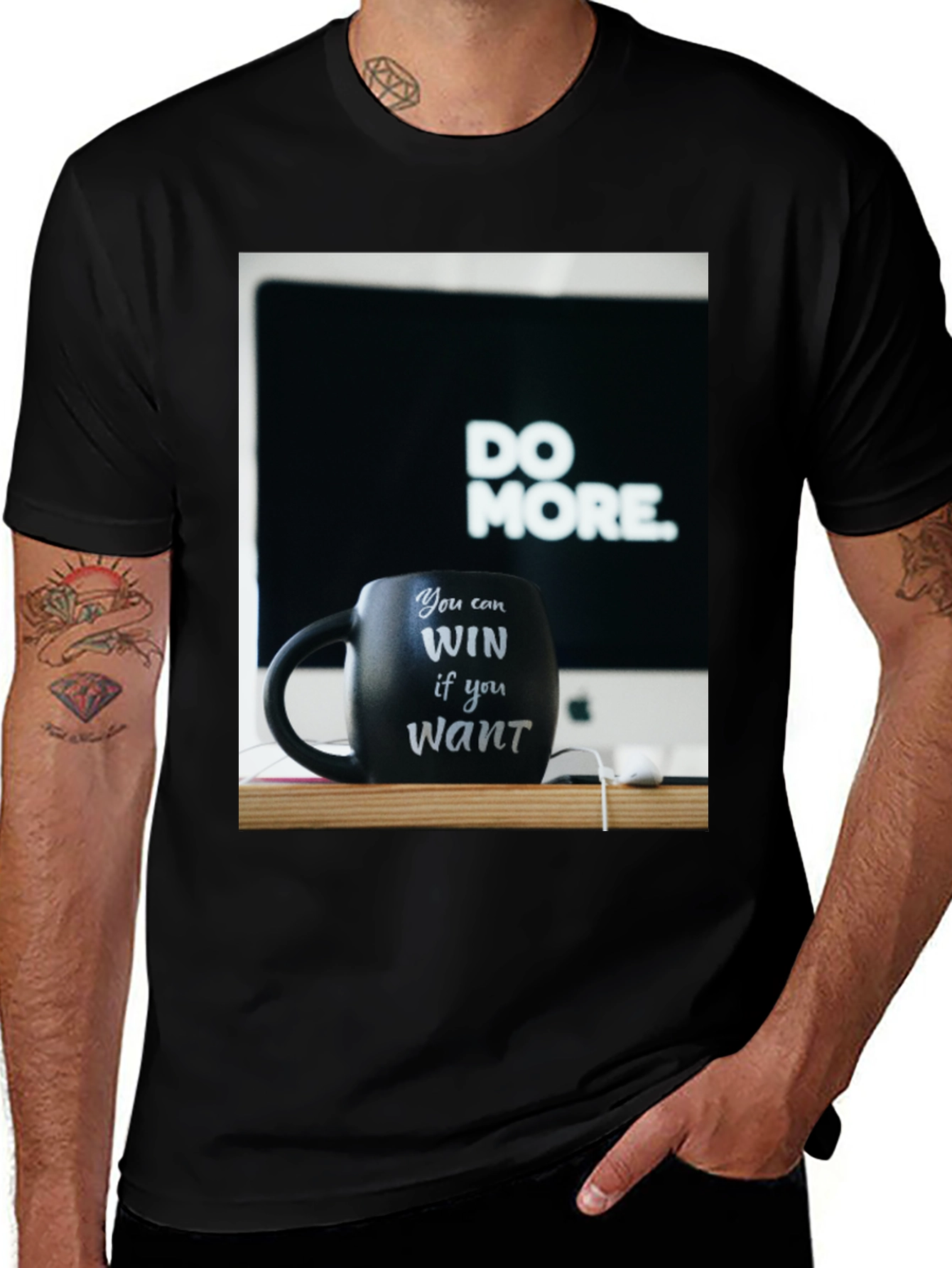 Motivational Mug T-Shirt - You Can Win!
