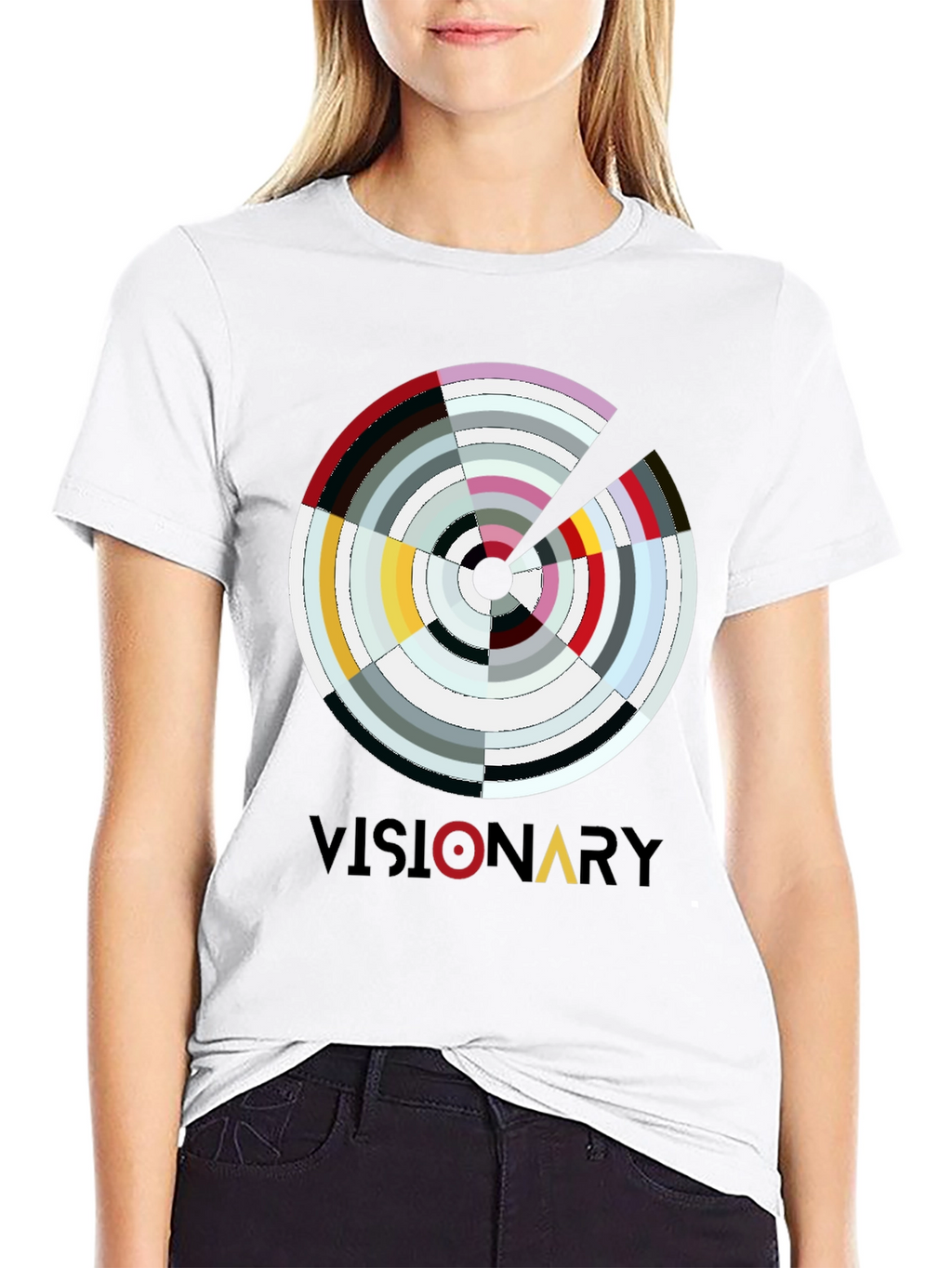 Visionary Graphic Print Mens T-Shirt