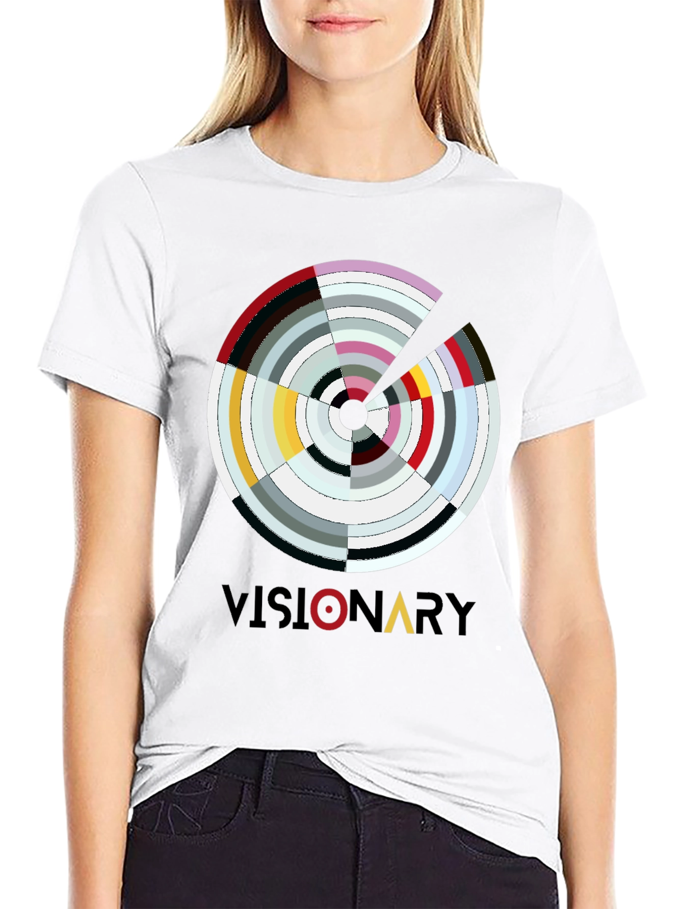 Visionary Graphic Print Mens T-Shirt