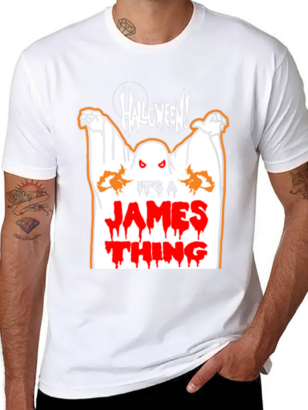 Halloween James Thing Ghost T-Shirt