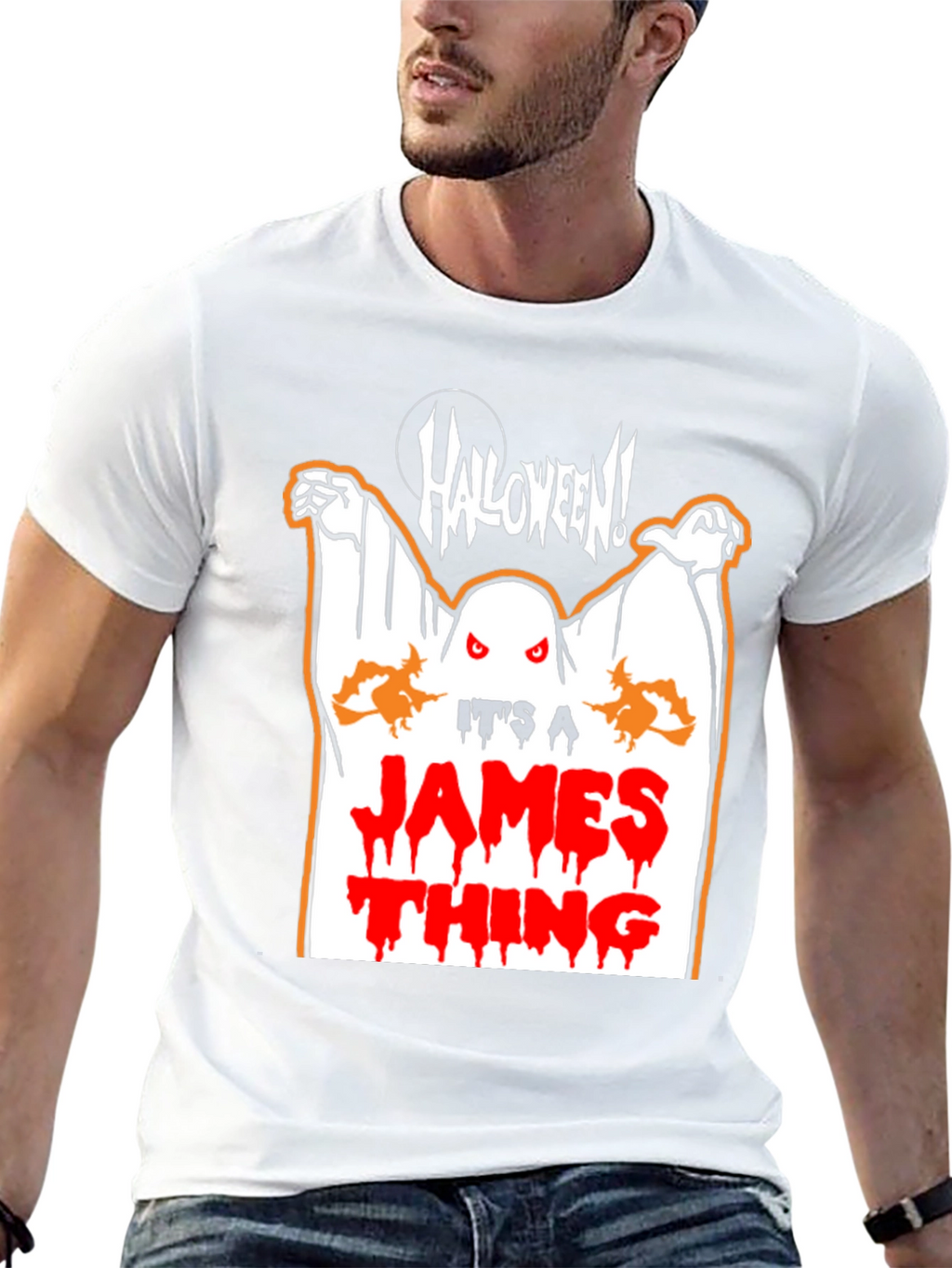 Halloween James Thing Ghost T-Shirt