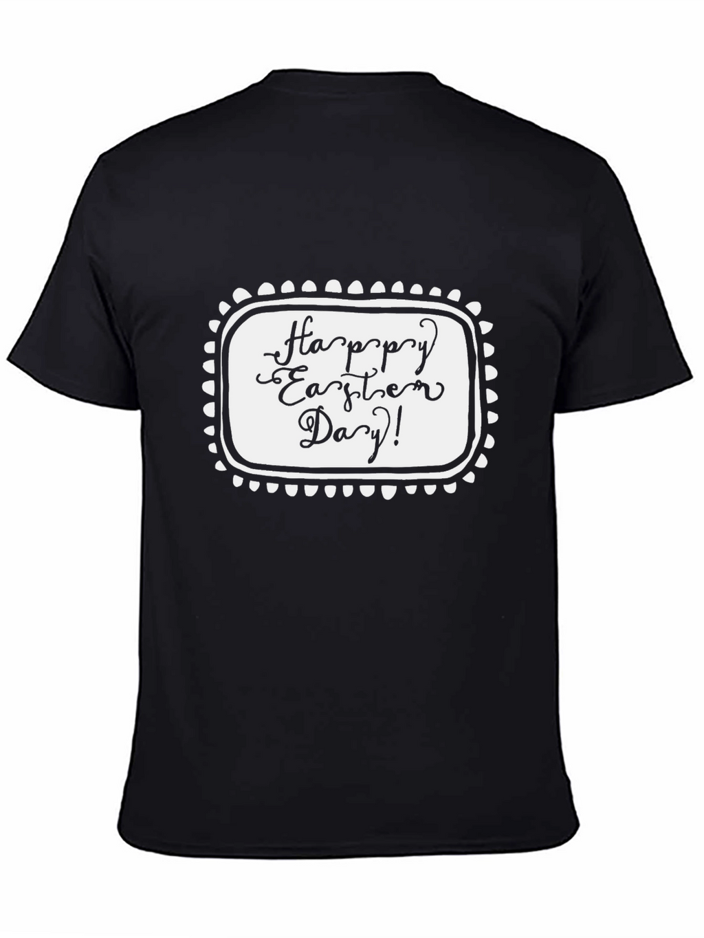 Happy Easter Day Black T-Shirt