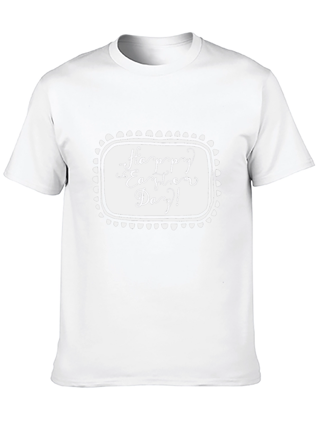 Happy Easter Day Black T-Shirt