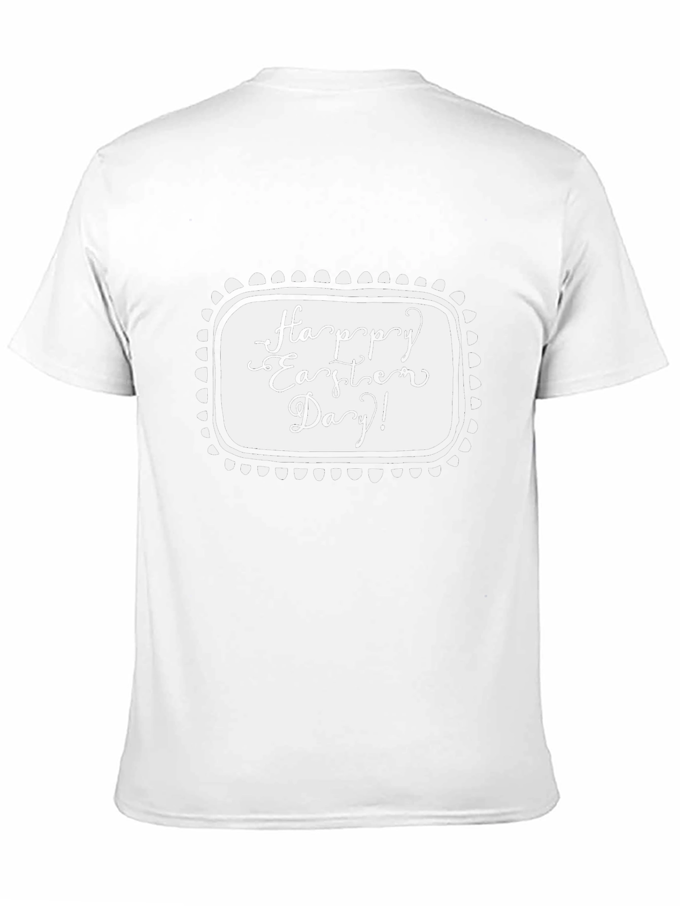 Happy Easter Day Black T-Shirt