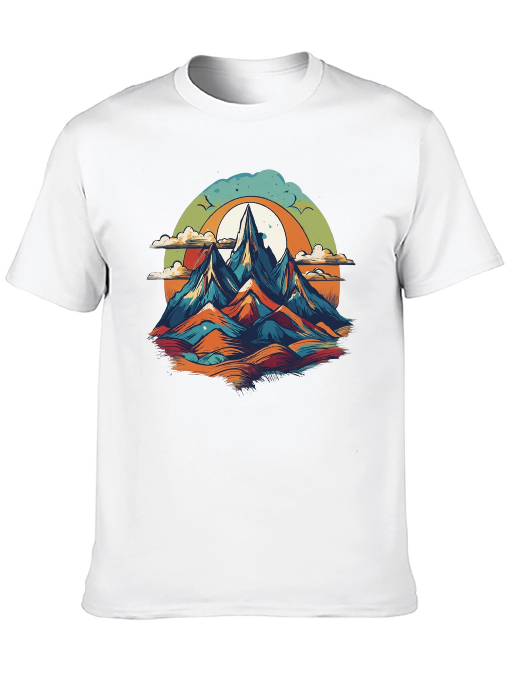 Mountain Graphic Tee - Black Unisex T-Shirt