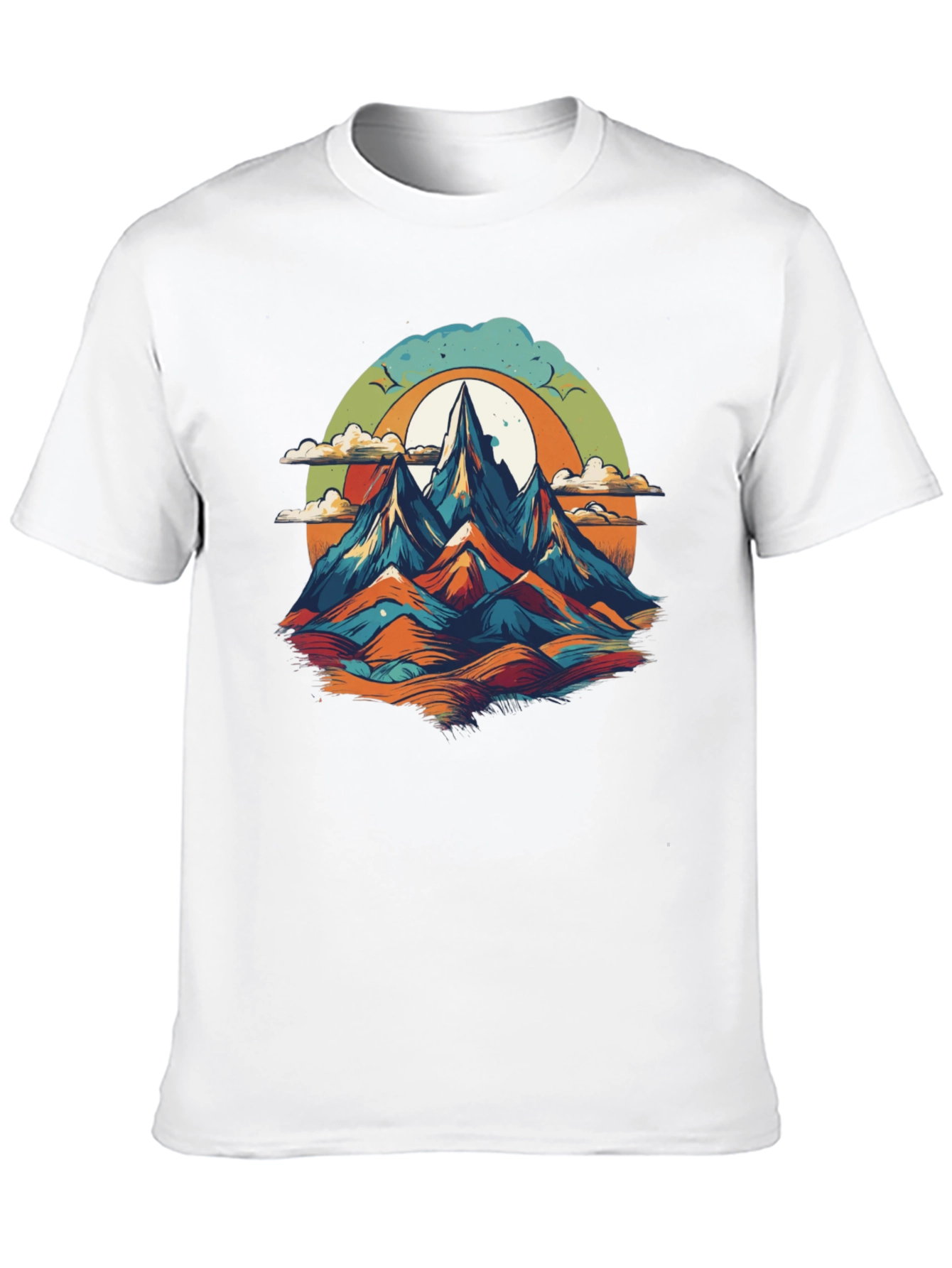 Mountain Graphic Tee - Black Unisex T-Shirt