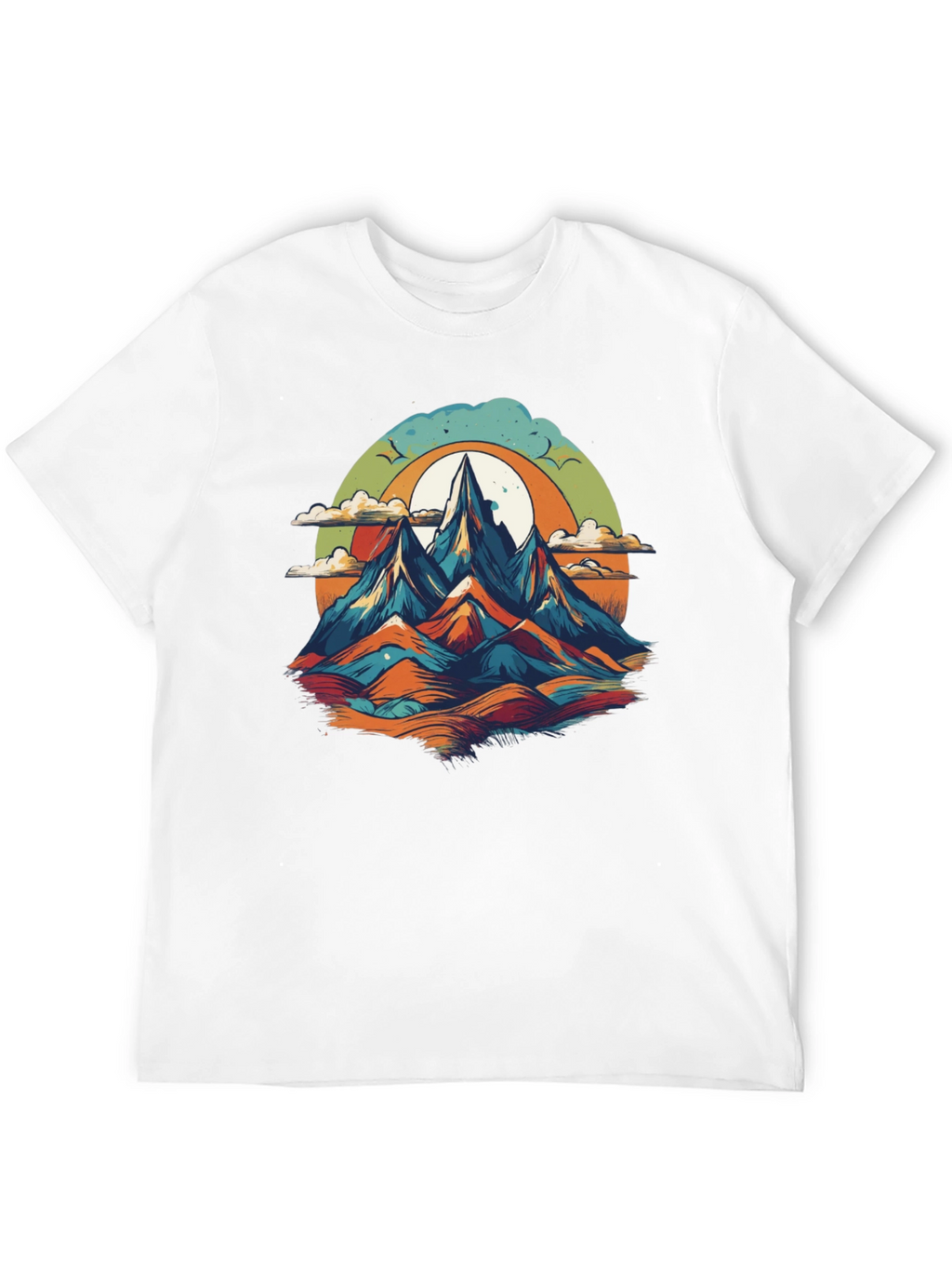 Mountain Graphic Tee - Black Unisex T-Shirt