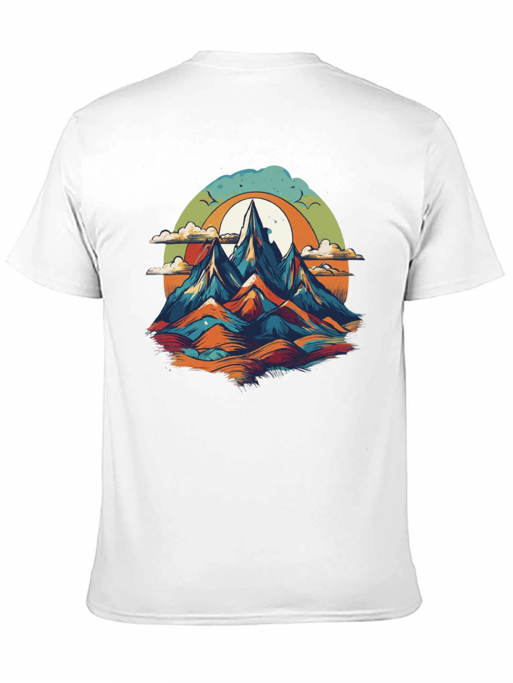 Mountain Graphic Tee - Black Unisex T-Shirt
