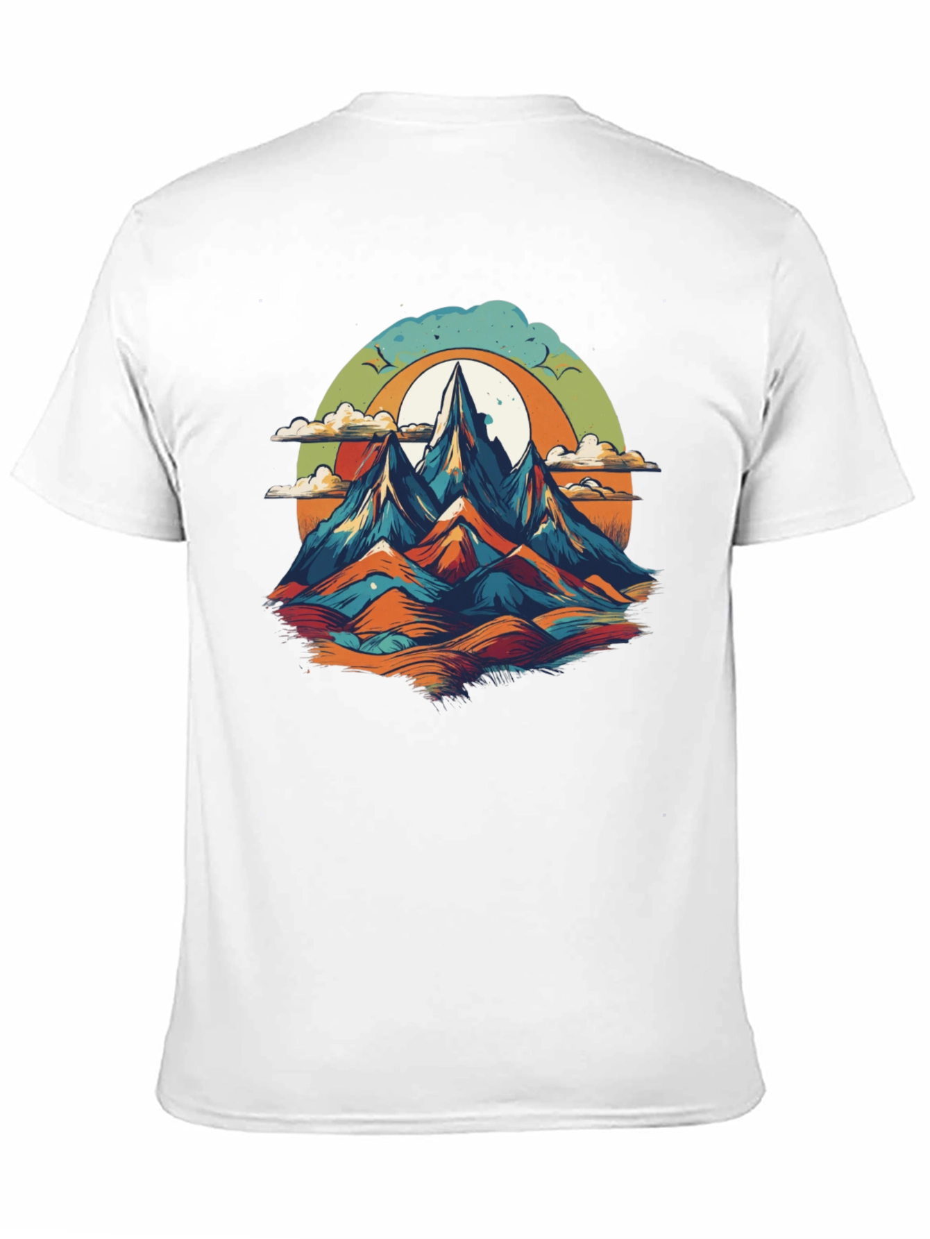 Mountain Graphic Tee - Black Unisex T-Shirt
