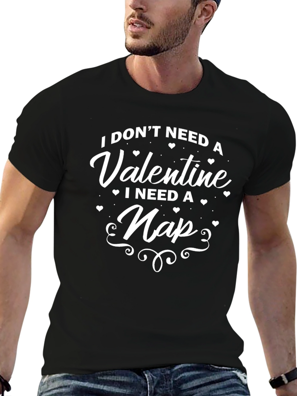 Funny Valentines Day T-Shirt - I Need A Nap