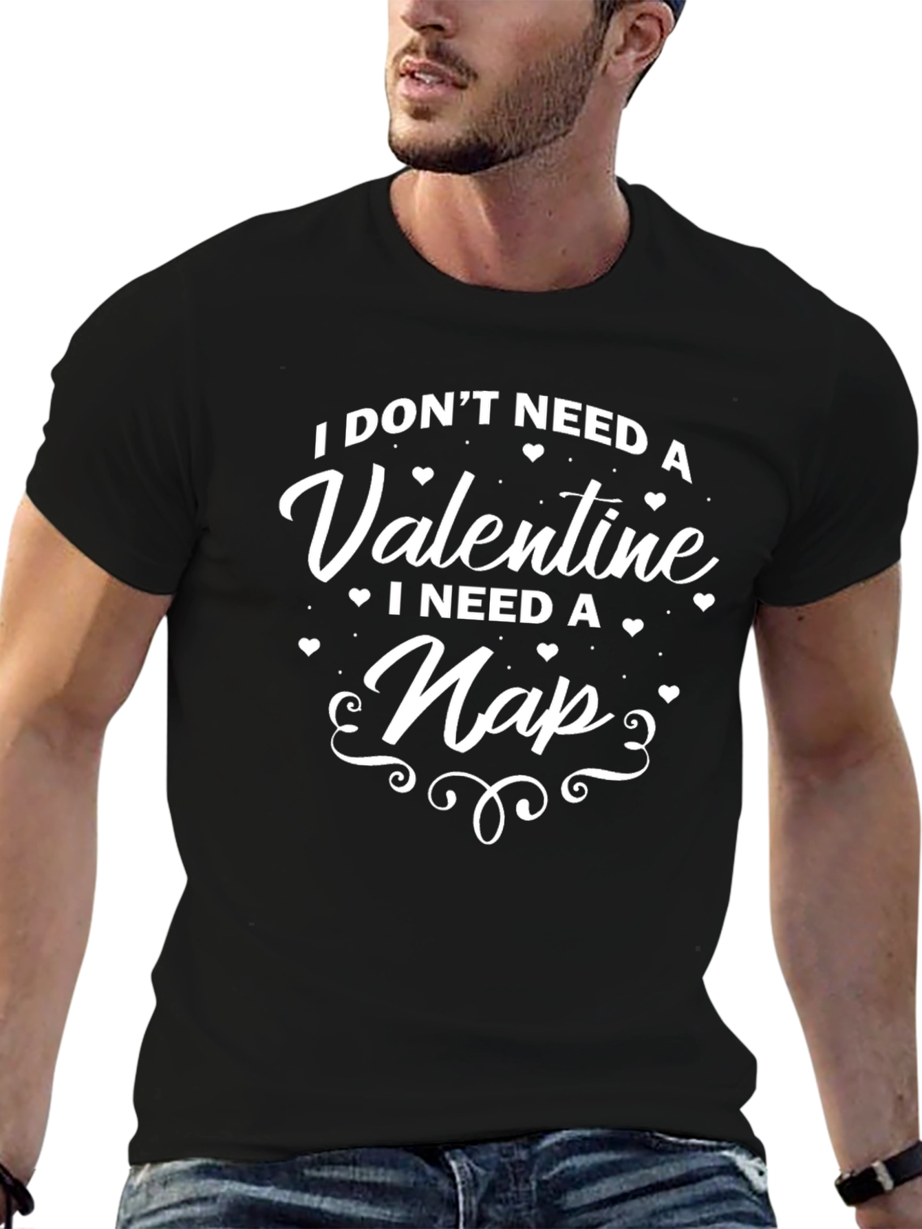 Funny Valentines Day T-Shirt - I Need A Nap