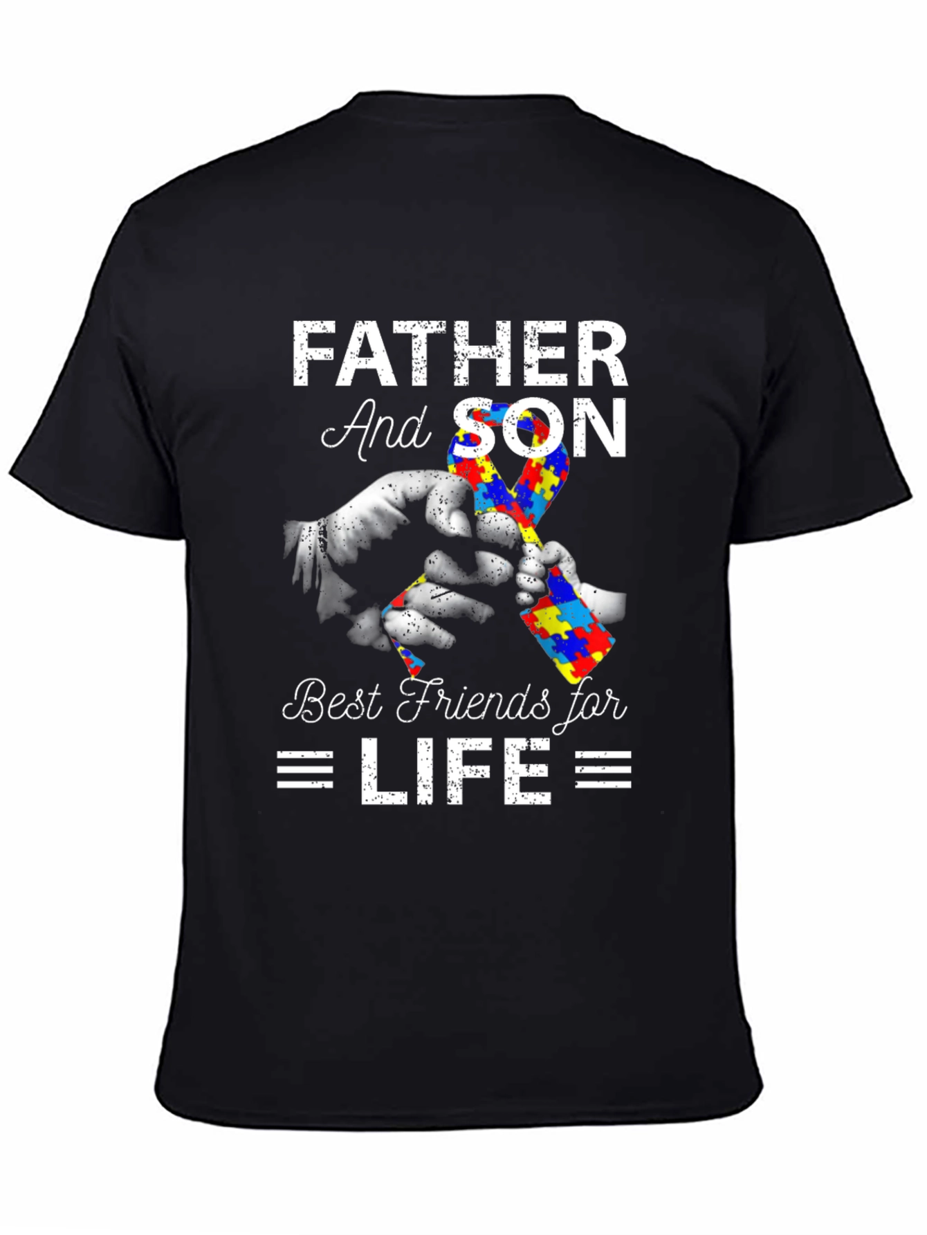 Father and Son Autism Awareness T-Shirt