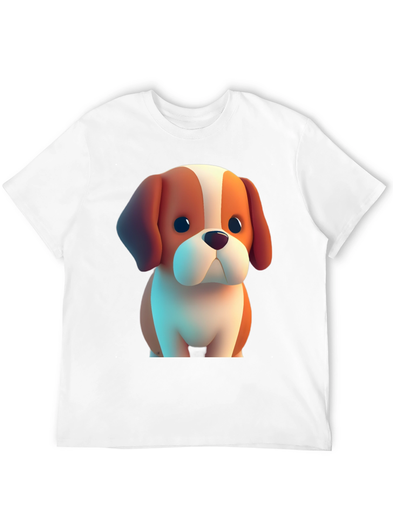 Cute Cartoon Dog T-Shirt – Fun Puppy Graphic Tee