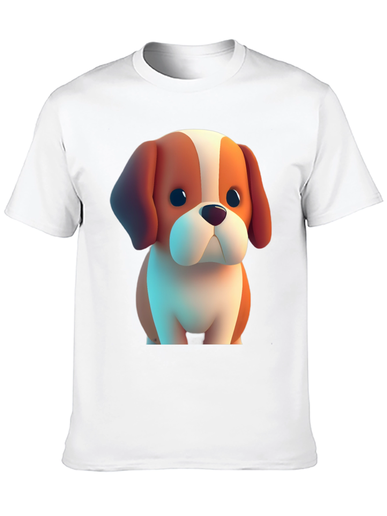 Cute Cartoon Dog T-Shirt – Fun Puppy Graphic Tee