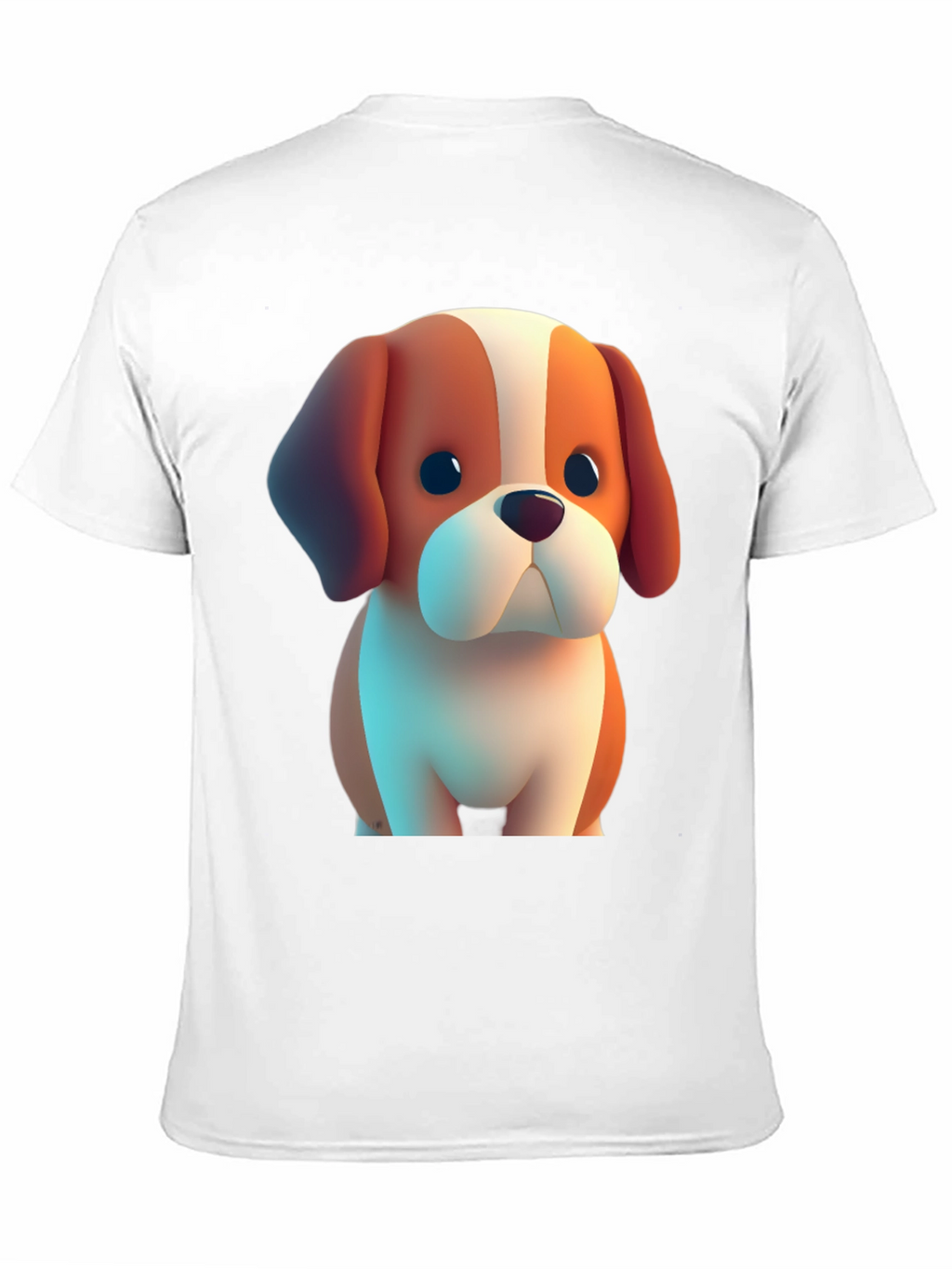 Cute Cartoon Dog T-Shirt – Fun Puppy Graphic Tee