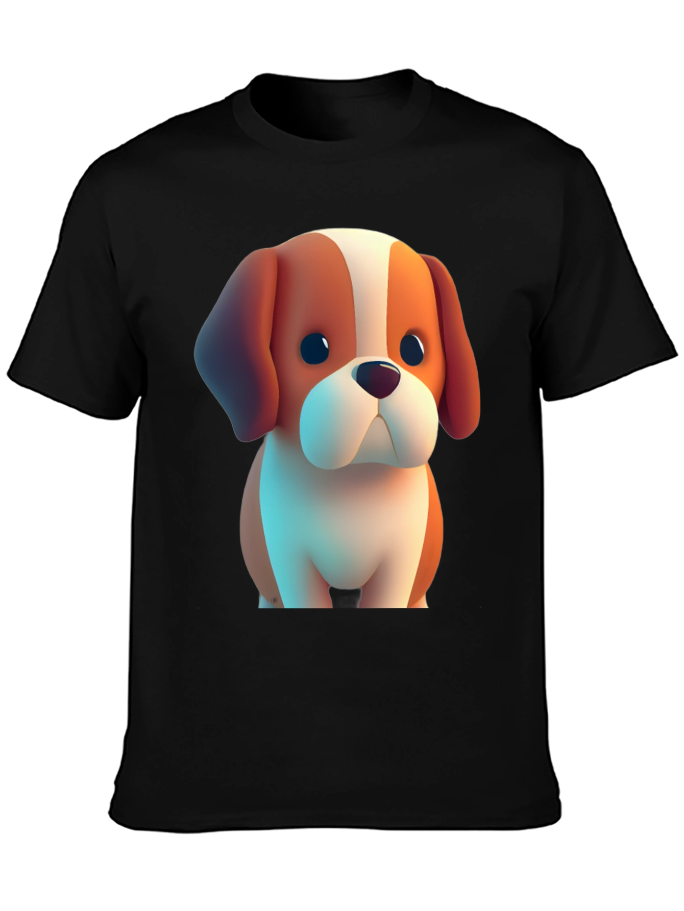 Cute Cartoon Dog T-Shirt – Fun Puppy Graphic Tee