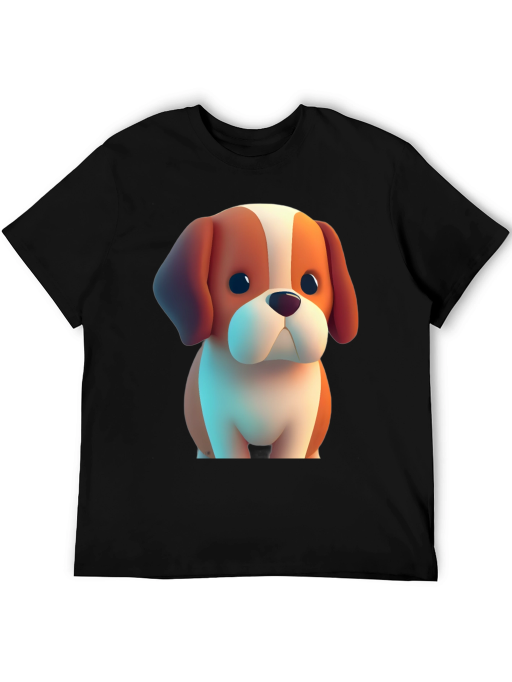 Cute Cartoon Dog T-Shirt – Fun Puppy Graphic Tee