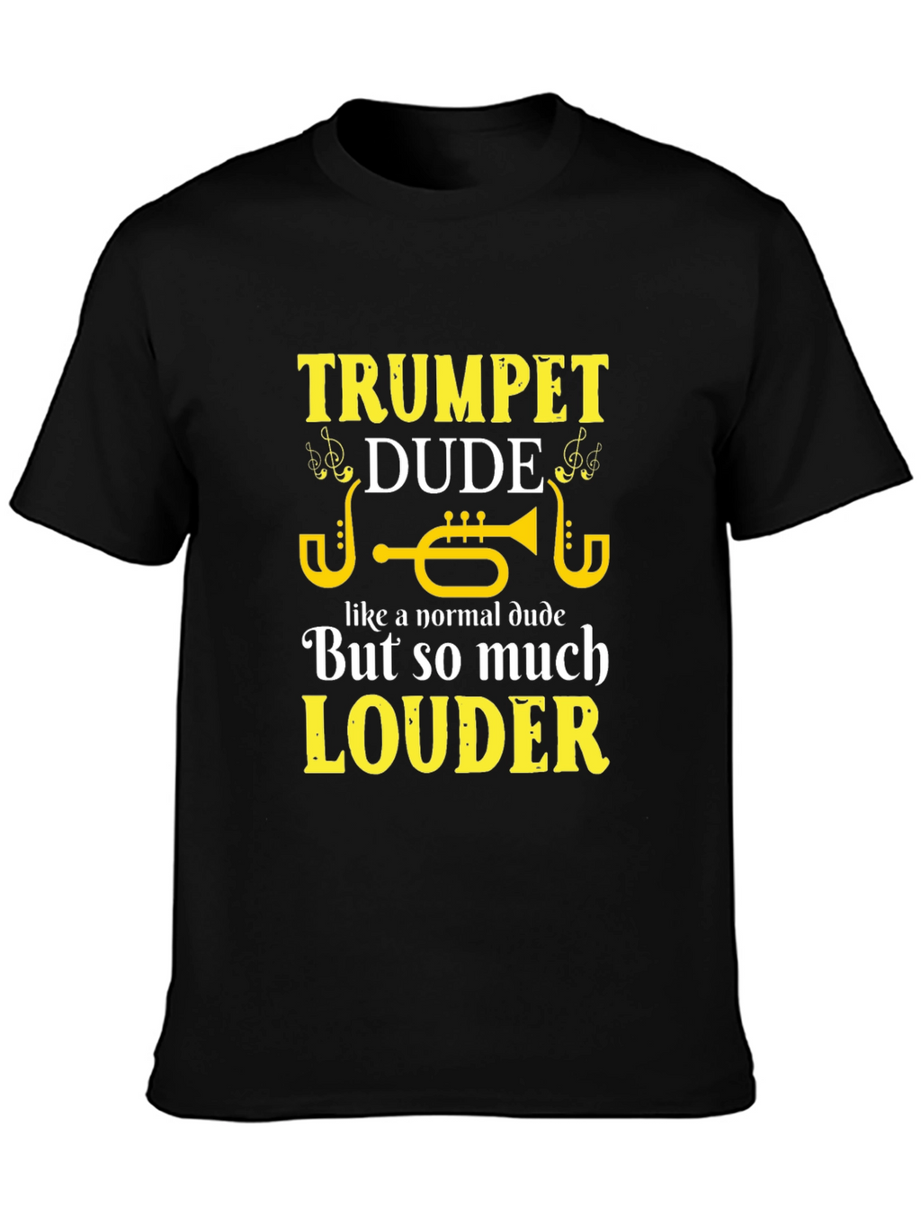 Trumpet Dude Graphic Tee - Musician T-Shirt