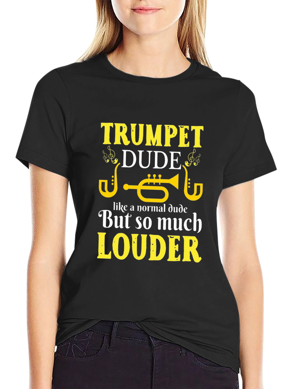 Trumpet Dude Graphic Tee - Musician T-Shirt