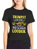 Trumpet Dude Graphic Tee - Musician T-Shirt