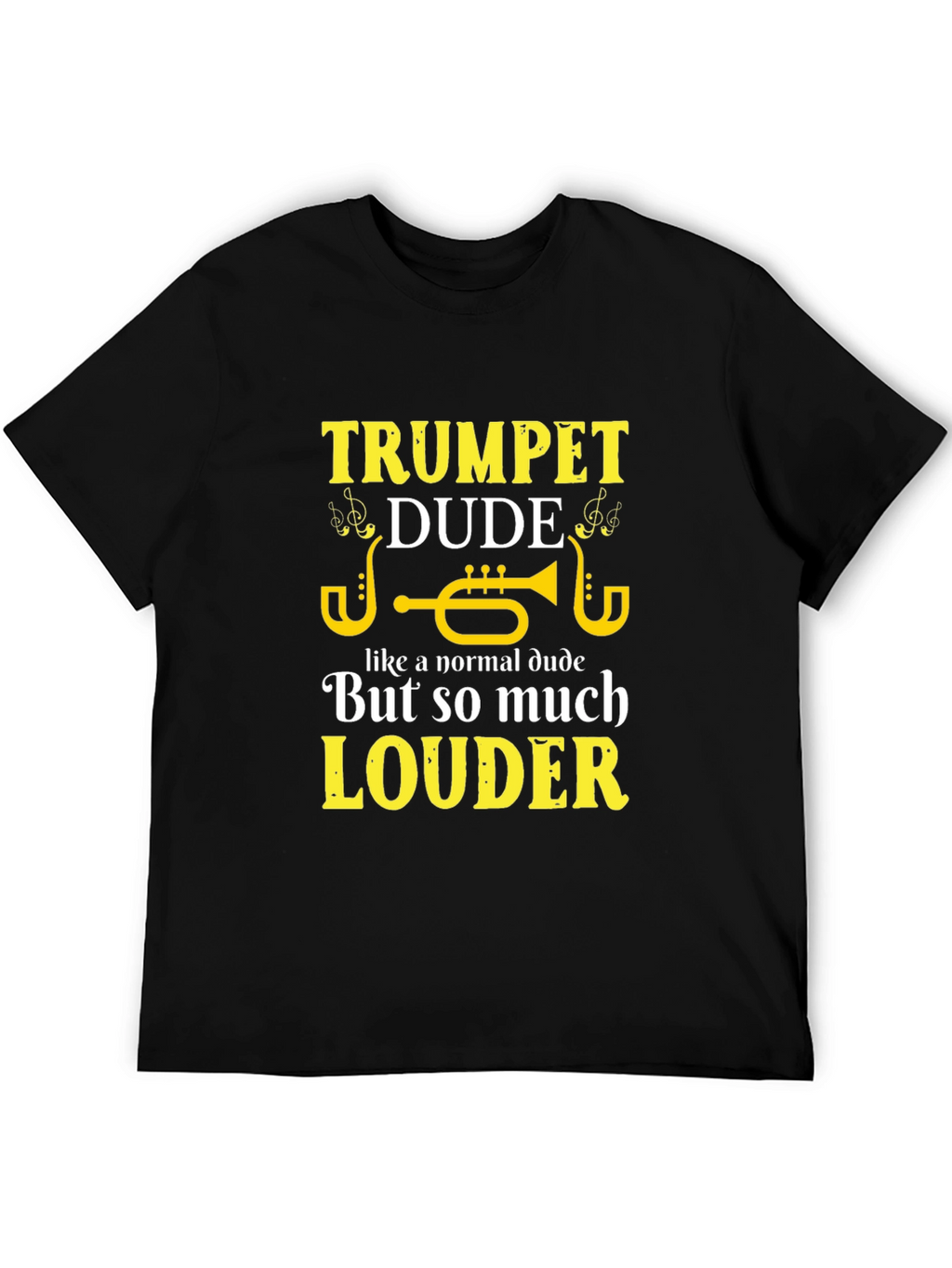 Trumpet Dude Graphic Tee - Musician T-Shirt