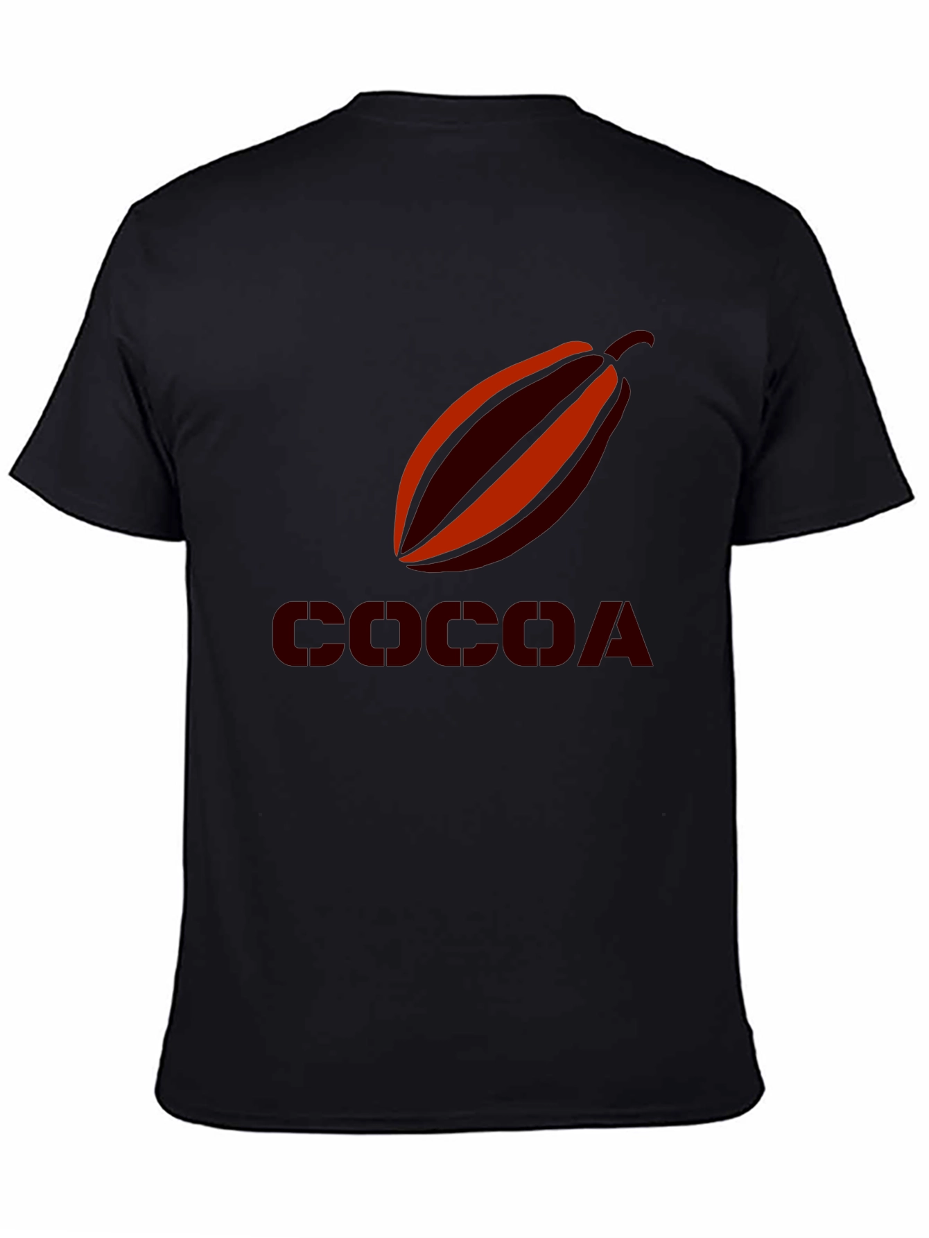 Cocoa Bean Graphic Tee - Black Casual Shirt