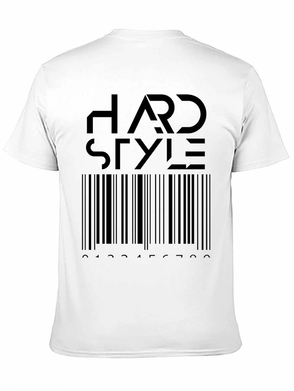 Hardstyle Barcode T-Shirt - Black Graphic Tee