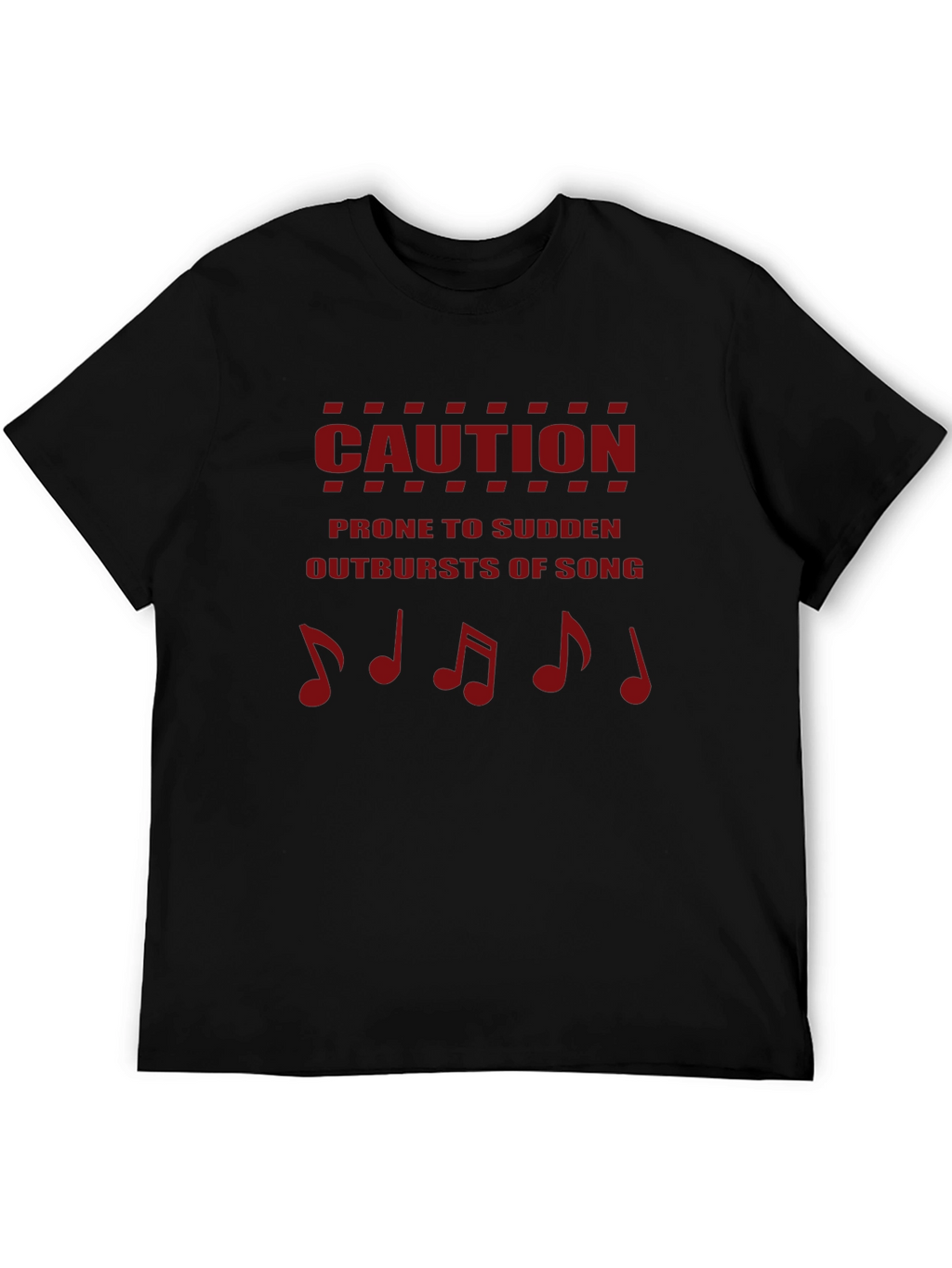 Caution Outbursts of Song Mens T-Shirt