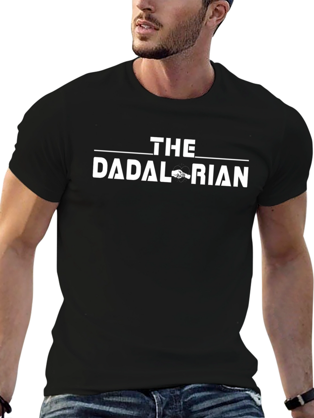 The Dadalorian Black T-Shirt