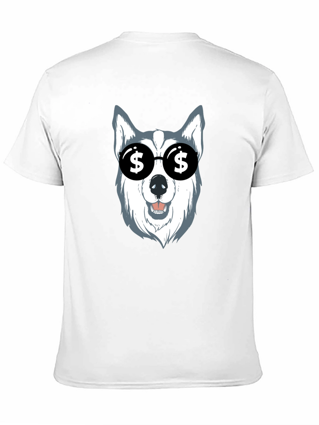 Dog with Dollar Sign Sunglasses Graphic Tee
