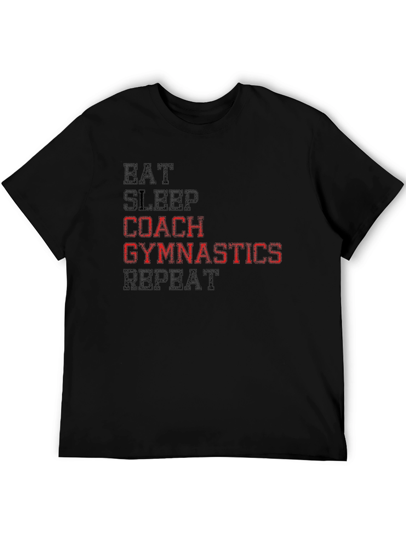 Eat Sleep Coach Gymnastics Repeat T-Shirt