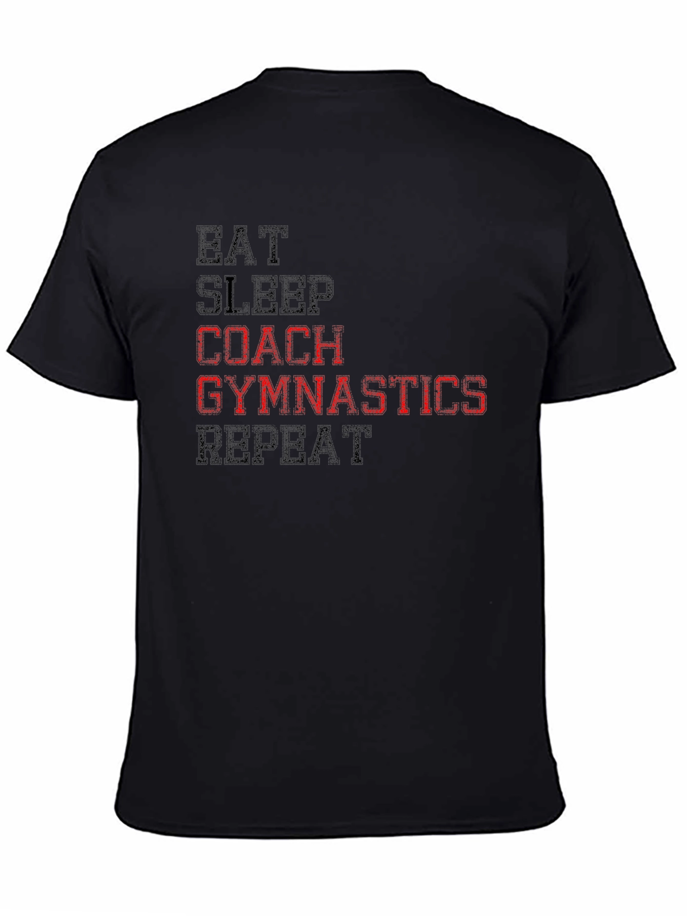 Eat Sleep Coach Gymnastics Repeat T-Shirt