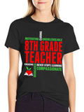 8th Grade Teacher Graphic T-Shirt