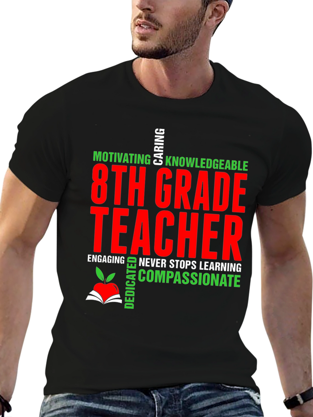 8th Grade Teacher Graphic T-Shirt