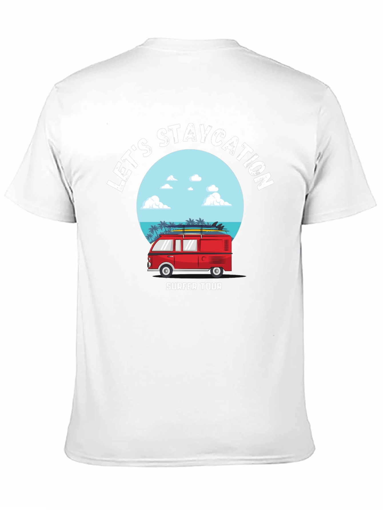 Staycation Surfer Tour Graphic Tee