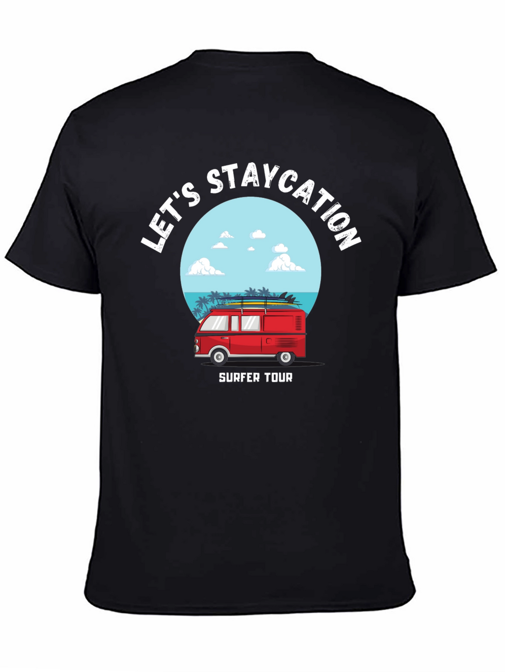 Staycation Surfer Tour Graphic Tee