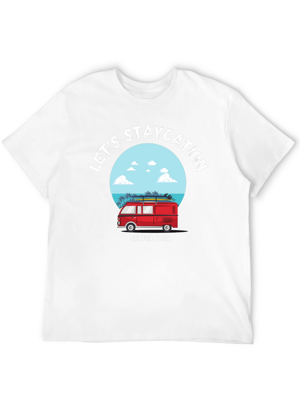 Staycation Surfer Tour Graphic Tee