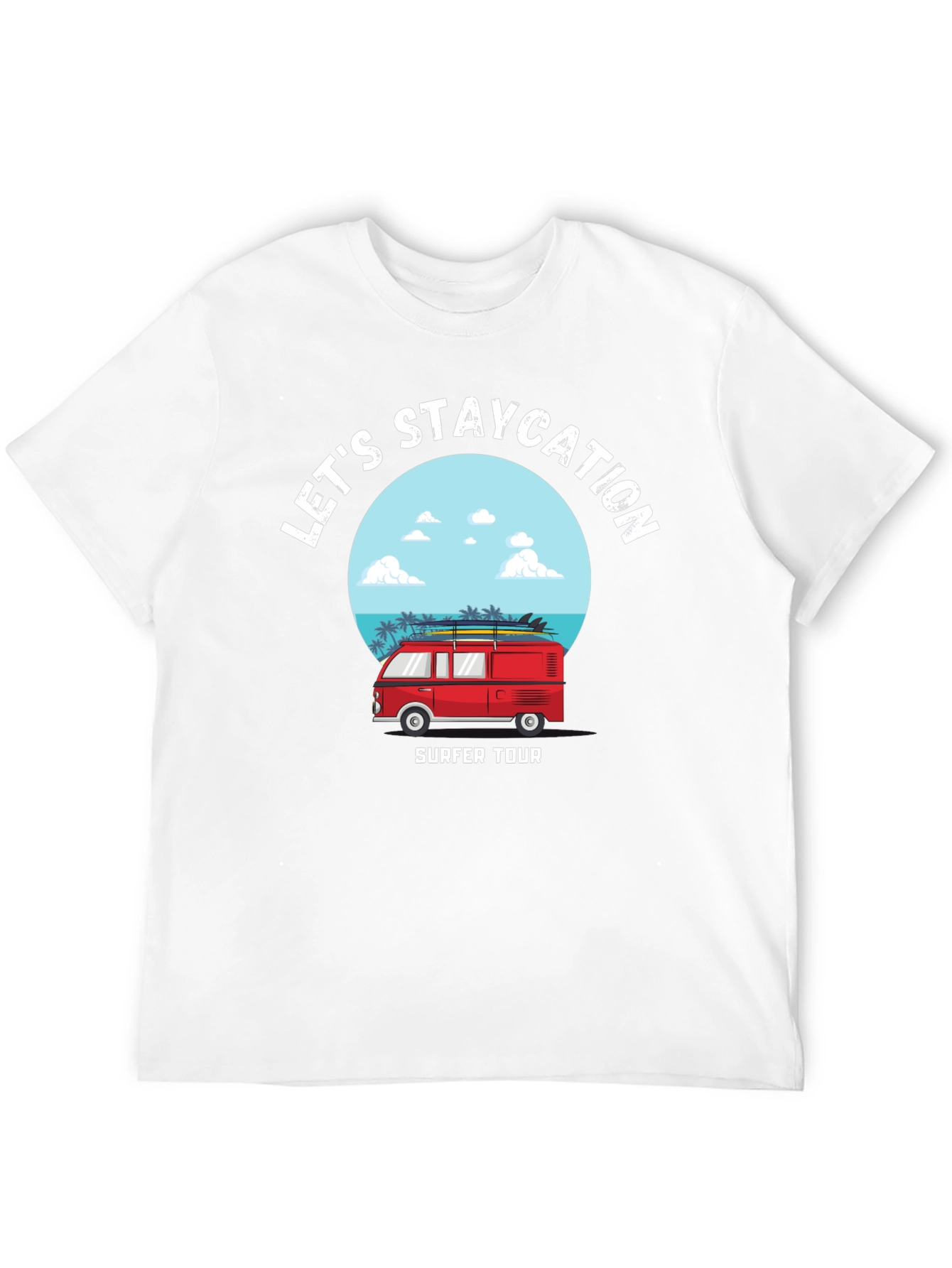 Staycation Surfer Tour Graphic Tee