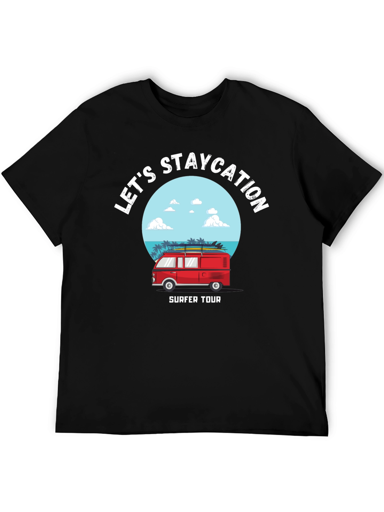 Staycation Surfer Tour Graphic Tee
