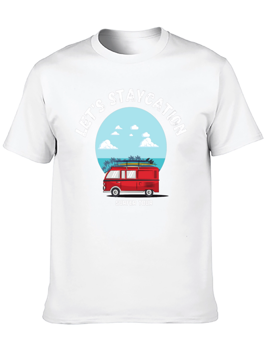 Staycation Surfer Tour Graphic Tee