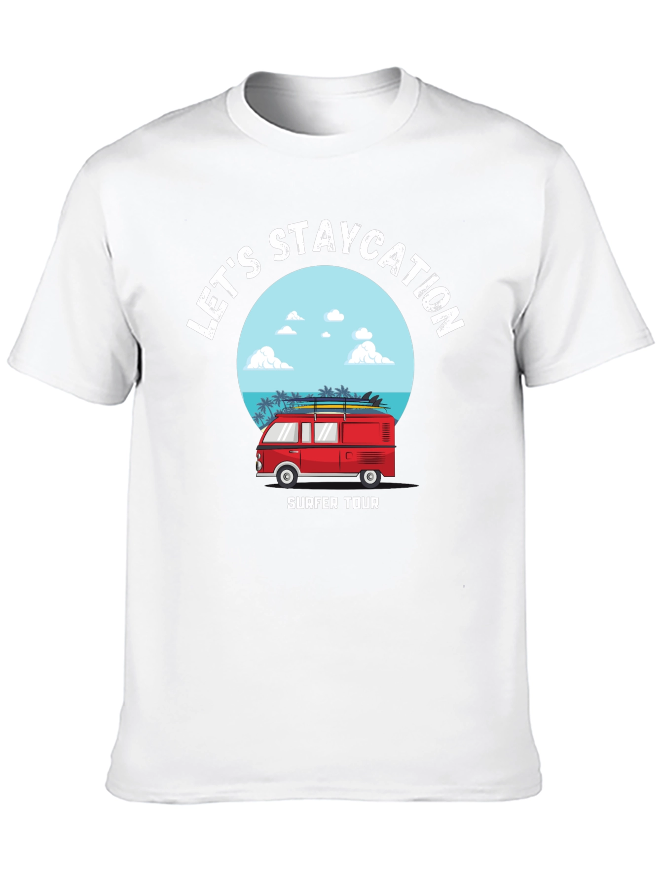 Staycation Surfer Tour Graphic Tee